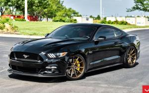 Ford Mustang GT on Vossen Wheels (VFS-1) 2019 года